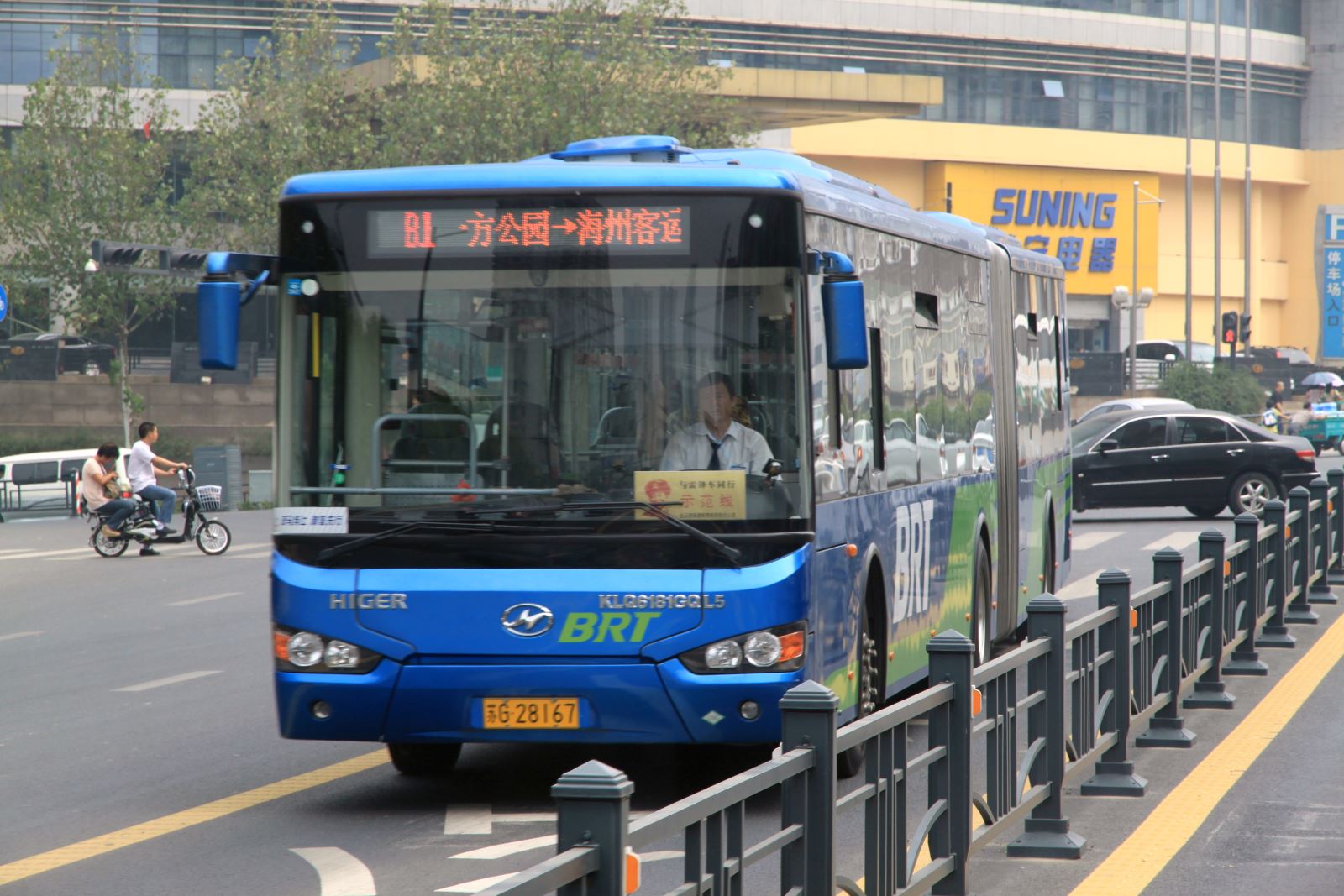 你發(fā)現(xiàn)了嗎？連云港的清潔能源公交車越來越多了！
