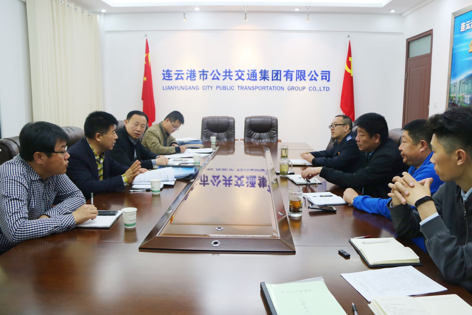 市運管處到公交集團(tuán)督查安全工作開展情況